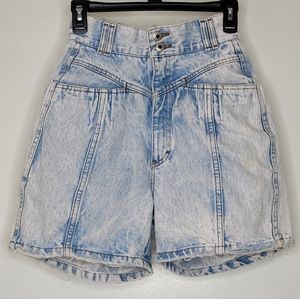 Bonjour 90s Vintage High Waisted Jean Shorts